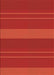 Patterned Scarlet Red Rug, pat847org