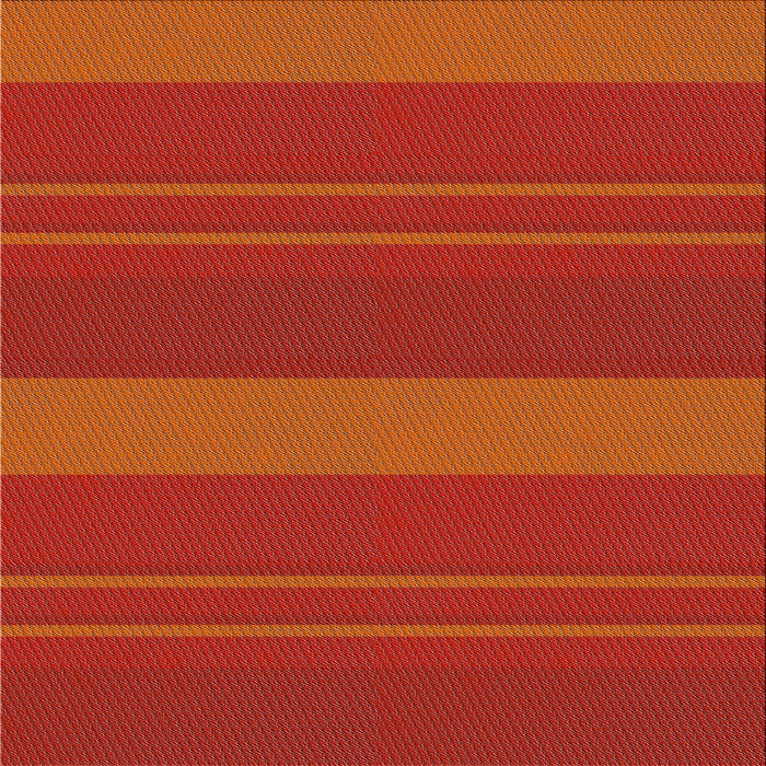 Square Patterned Orange Red Novelty Rug, pat847