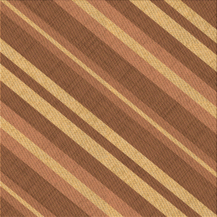 Round Patterned Orange Rug, pat848org