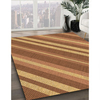 Patterned Orange Rug, pat848org