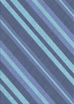 Patterned Denim Blue Novelty Rug, pat848