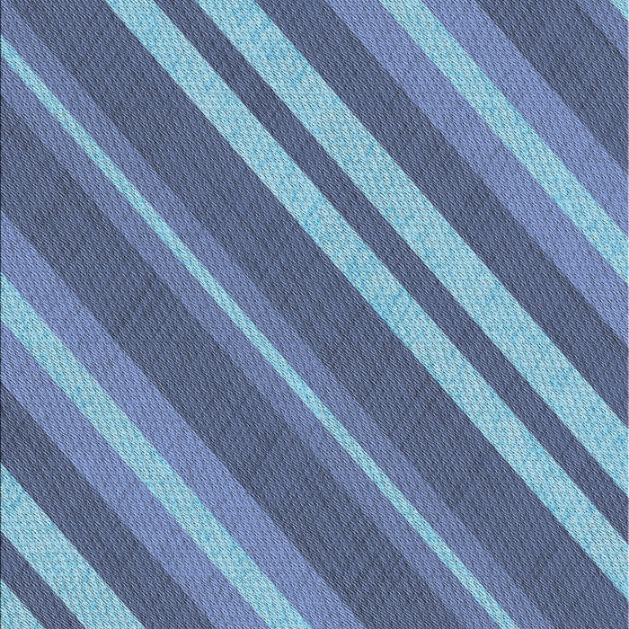 Patterned Denim Blue Novelty Rug, pat848