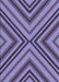 Patterned Purple Mimosa Purple Rug, pat849blu