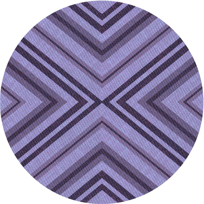 Square Machine Washable Transitional Purple Mimosa Purple Rug in a Living Room, wshpat849blu