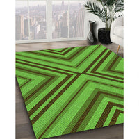 Patterned Green Rug, pat849grn