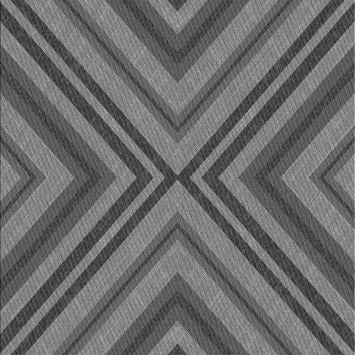 Machine Washable Transitional Gray Rug, wshpat849gry