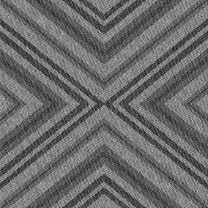 Round Patterned Gray Rug, pat849gry