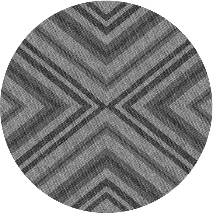 Square Patterned Gray Rug, pat849gry