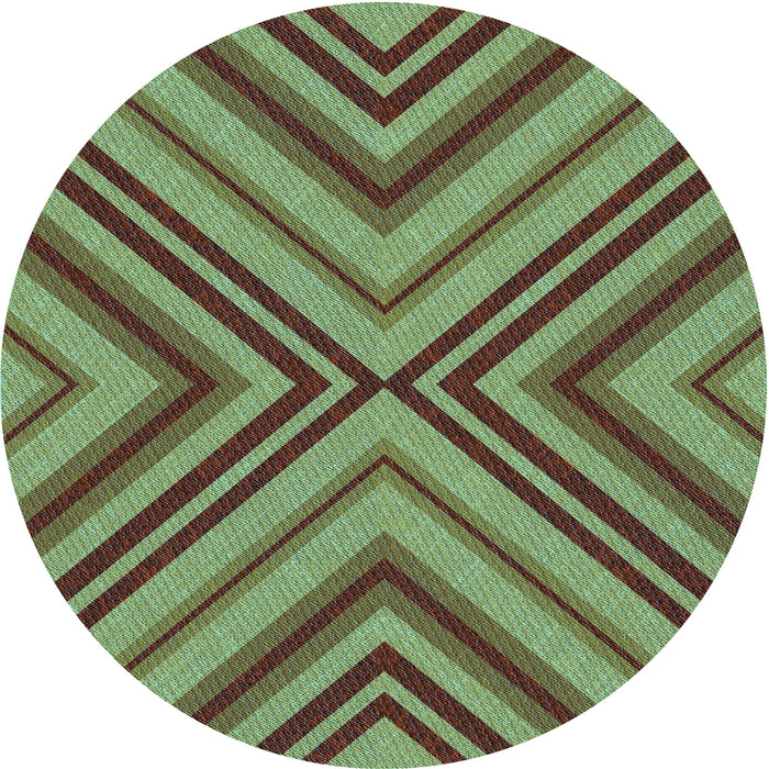Square Machine Washable Transitional Green Rug in a Living Room, wshpat849lblu
