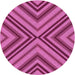 Square Machine Washable Transitional Crimson Purple Rug in a Living Room, wshpat849pur