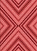 Machine Washable Transitional Red Rug, wshpat849rd