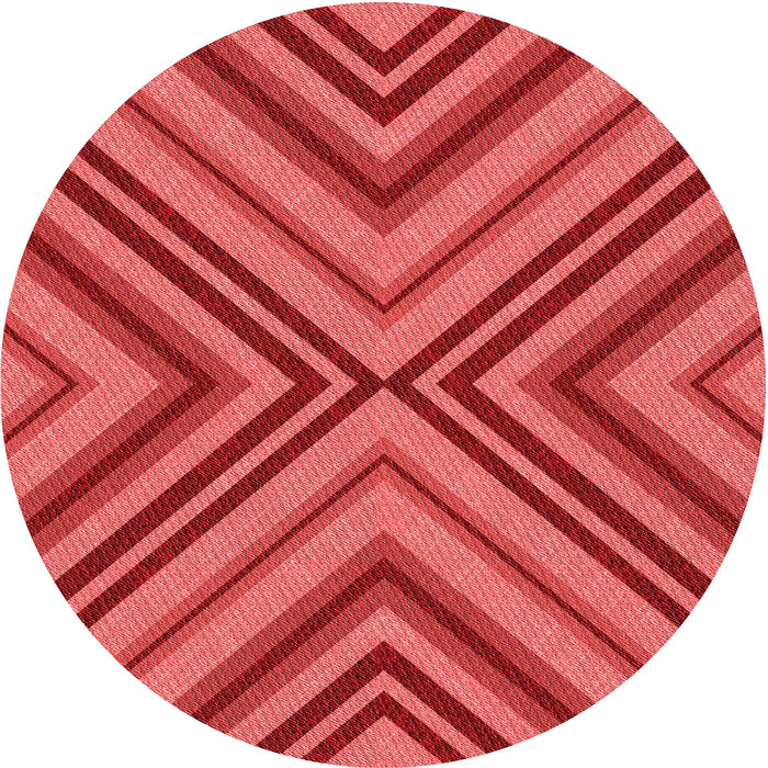 Square Patterned Red Rug, pat849rd