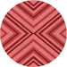 Square Patterned Red Rug, pat849rd