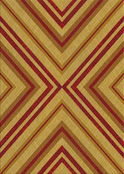 Patterned Yellow Novelty Rug, pat849
