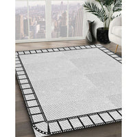 Patterned Off-White Novelty Rug, pat84
