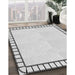 Patterned Off-White Novelty Rug in Family Room, pat84