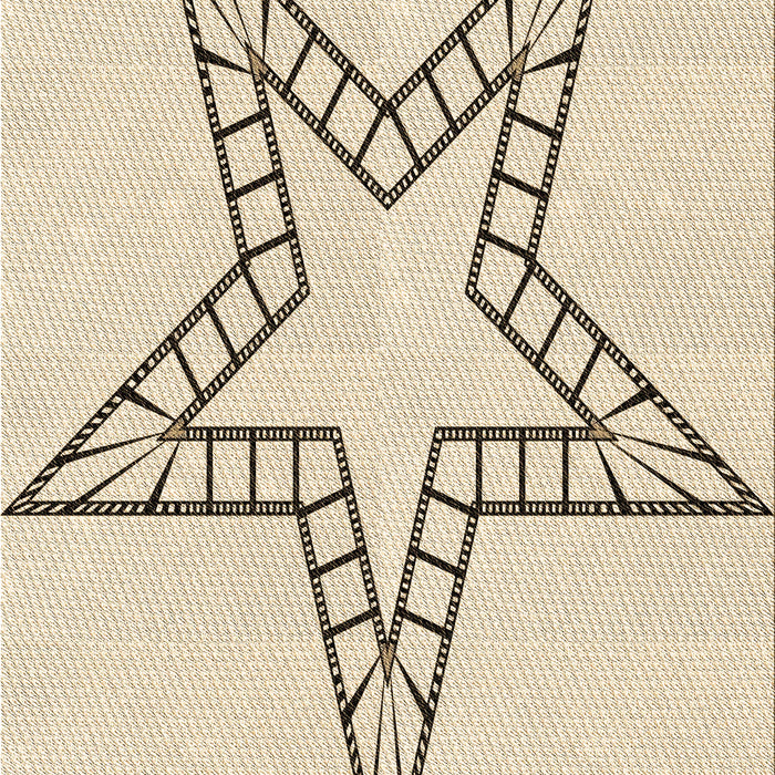 Patterned Moccasin Beige Rug, pat85brn