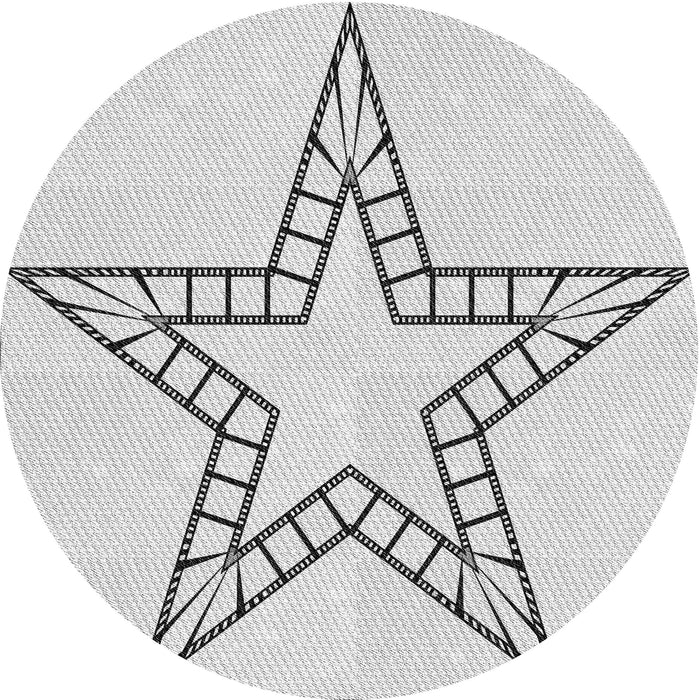 Square Patterned Platinum Gray Rug, pat85gry