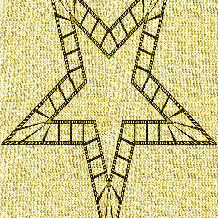 Patterned Sun Yellow Rug, pat85yw