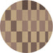 Square Machine Washable Transitional Brown Sand Brown Rug in a Living Room, wshpat850brn
