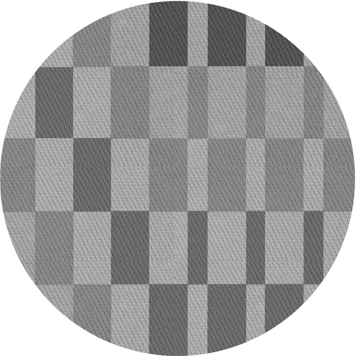 Square Patterned Gray Rug, pat850gry