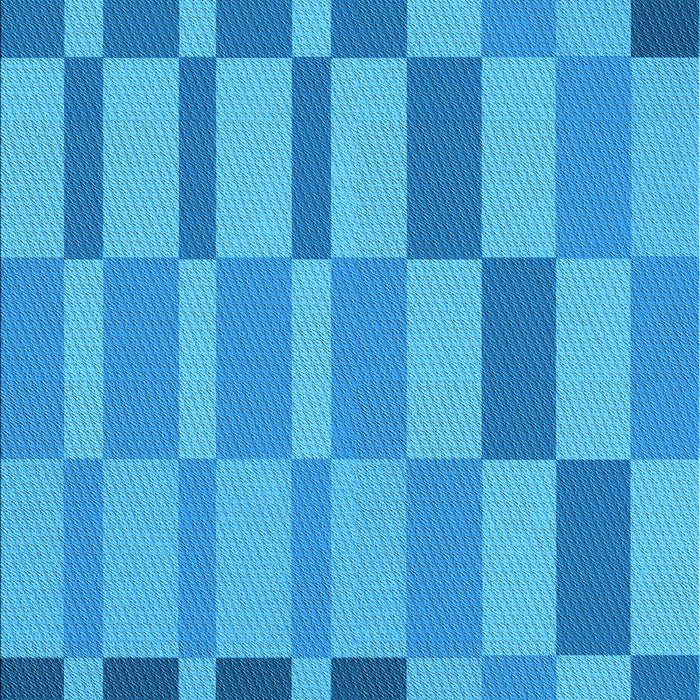 Patterned Neon Blue Rug, pat850lblu