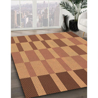 Patterned Orange Rug, pat850org