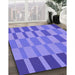 Machine Washable Transitional Purple Mimosa Purple Rug in a Family Room, wshpat850pur