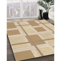 Patterned Bronze Brown Rug, pat851brn