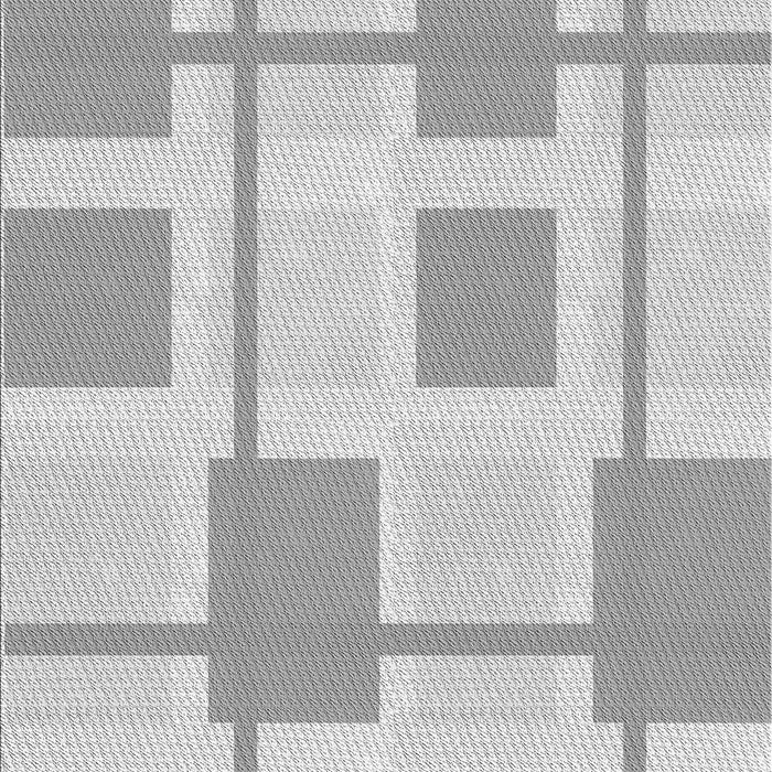 Patterned Gunmetal Gray Rug, pat851gry