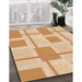 Machine Washable Transitional Brown Gold Rug in a Family Room, wshpat851org