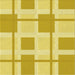 Round Machine Washable Transitional Bold Yellow Rug, wshpat851yw