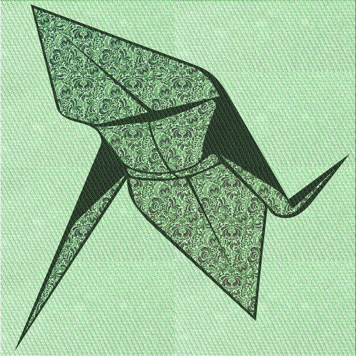 Round Machine Washable Transitional Mint Green Rug, wshpat852grn