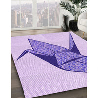 Patterned Purple Rug, pat852pur