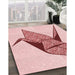 Machine Washable Transitional Red Rug in a Family Room, wshpat852rd