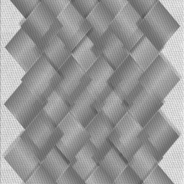 Patterned Platinum Gray Rug, pat853gry