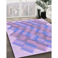 Patterned Purple Rug, pat853pur