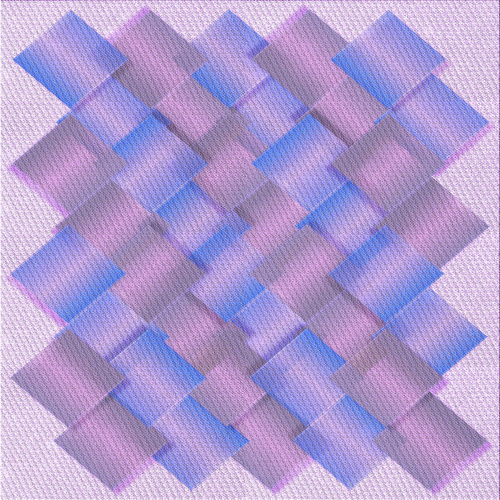 Round Patterned Purple Rug, pat853pur