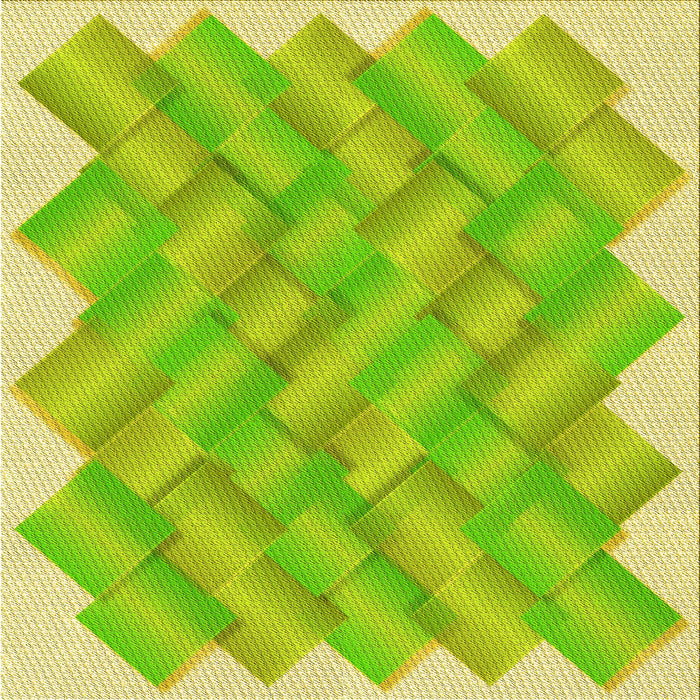 Round Patterned Pistachio Green Rug, pat853yw