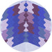 Square Machine Washable Transitional Amethyst Purple Rug in a Living Room, wshpat854blu