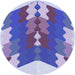 Square Patterned Amethyst Purple Rug, pat854blu
