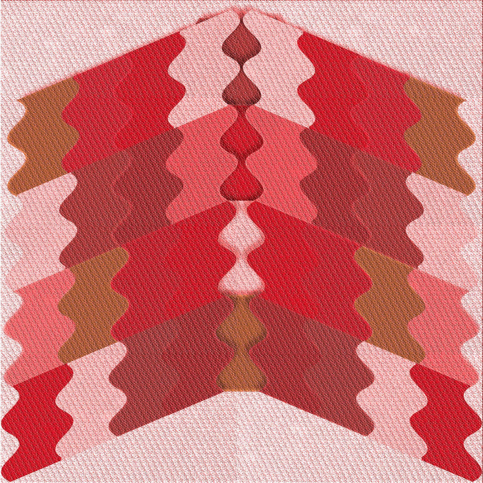 Round Machine Washable Transitional Light Salmon Pink Rug, wshpat854rd