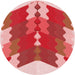 Square Patterned Light Salmon Pink Rug, pat854rd