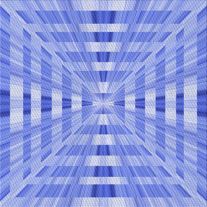 Round Machine Washable Transitional Blue Rug, wshpat856blu