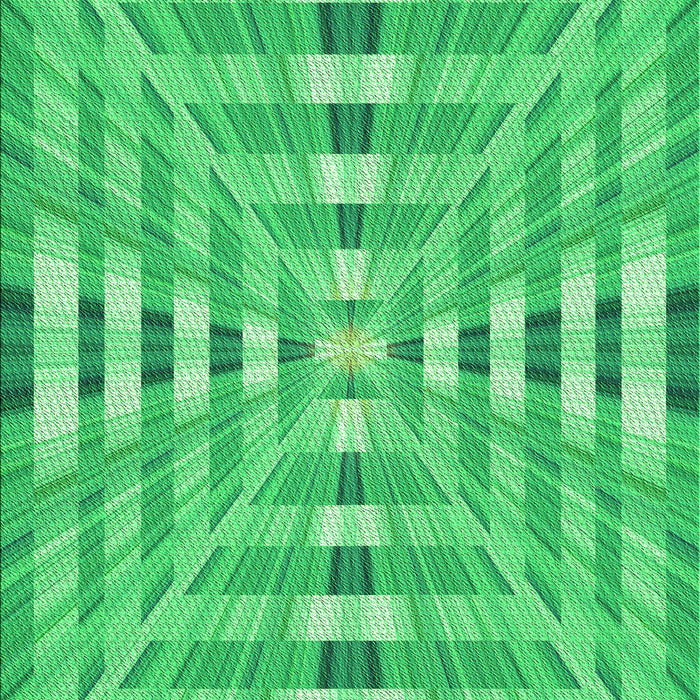 Patterned Neon Green Rug, pat856grn