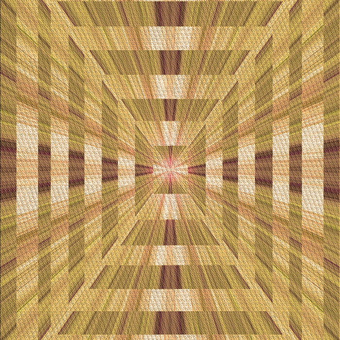 Patterned Saffron Yellow Rug, pat856org