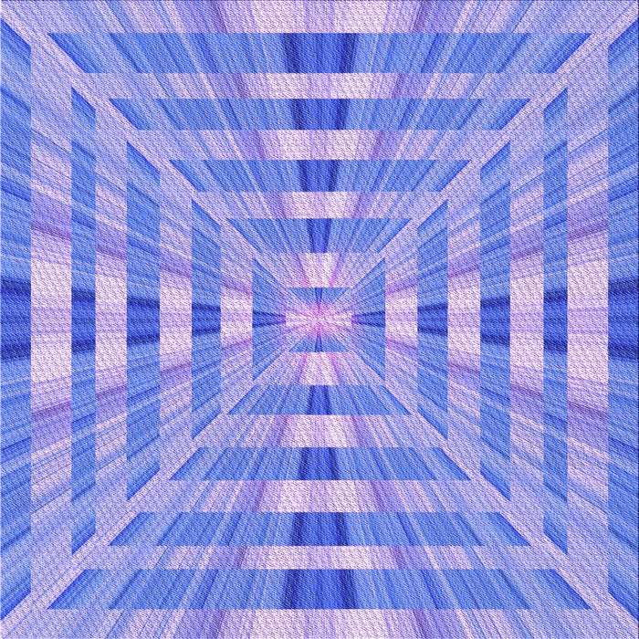 Round Machine Washable Transitional Blue Rug, wshpat856pur