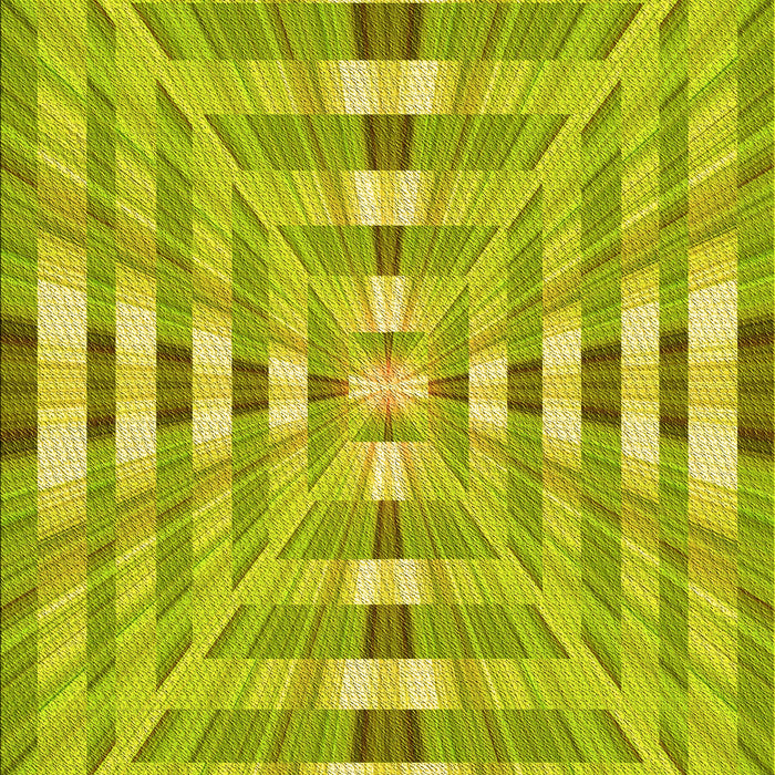 Machine Washable Transitional Dark Yellow Green Rug, wshpat856yw