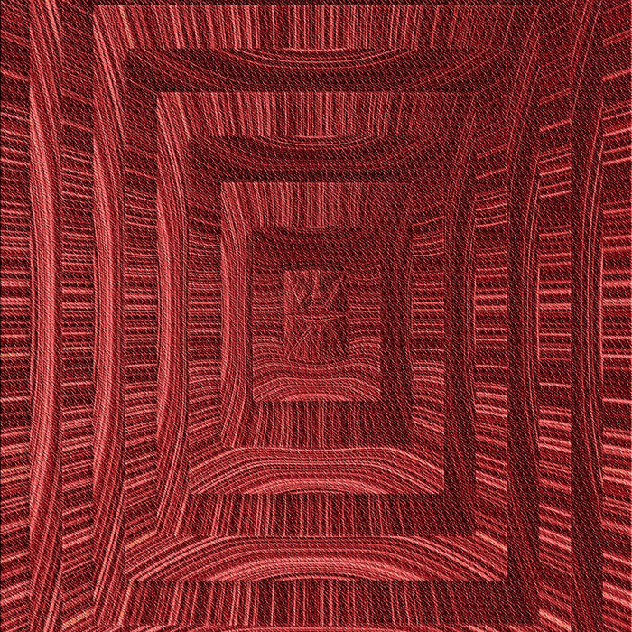 Patterned Cranberry Red Rug, pat857rd