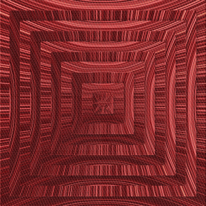 Round Patterned Cranberry Red Rug, pat857rd